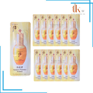 Gói Sample Tinh Chất Nâng Cơ Chống Lão Whoo Gongjinhyang Intensive Nutritive Essence 1Ml ( Date Xa)