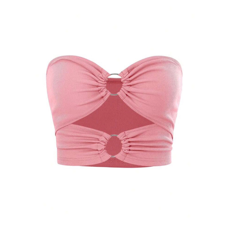 Áo quây cut out phối khoen ngực.❤️