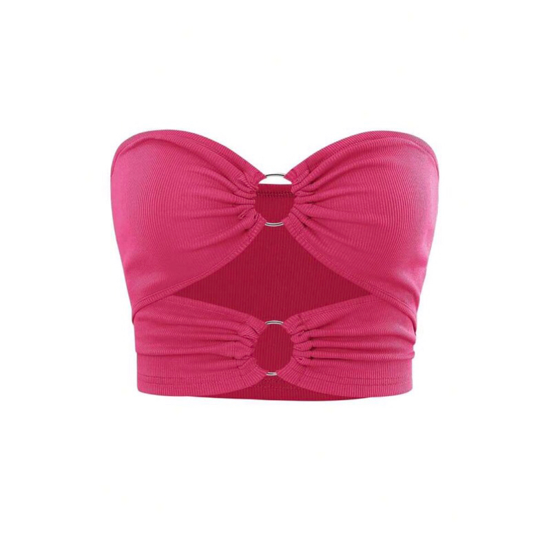 Áo quây cut out phối khoen ngực.❤️