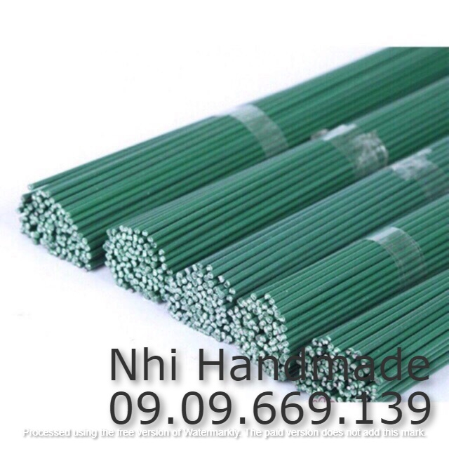 Kẽm Xanh 30cm Làm Thân Hoa Handmade