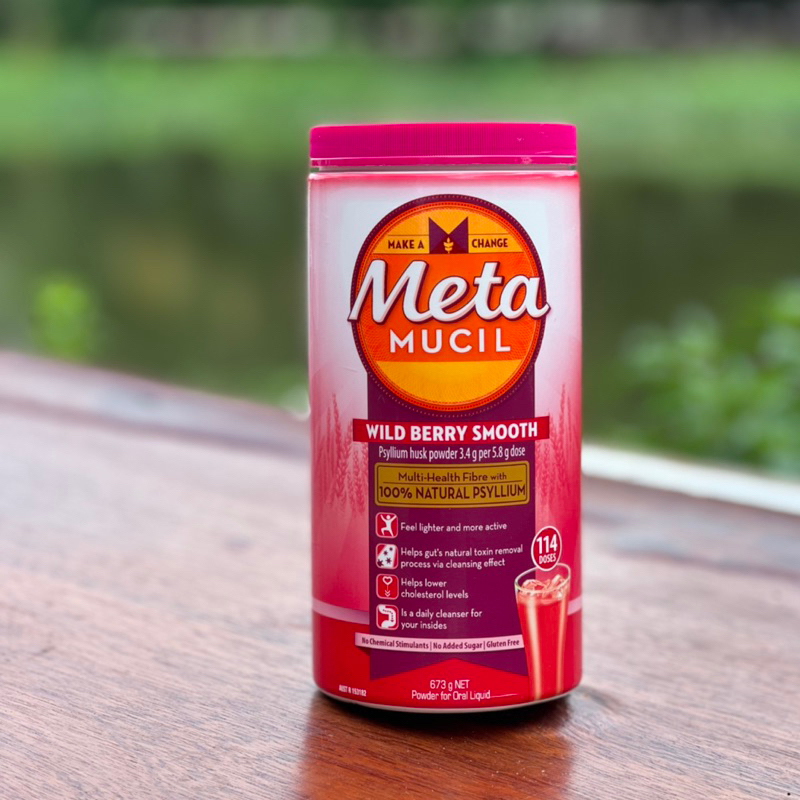 Bột chất xơ Metamucil wild berry smooth 673g