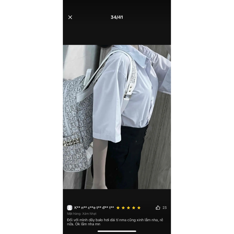 BALO GML hàng sai đại cao cấp  có cún treo