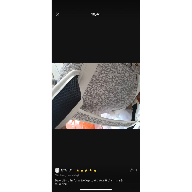 BALO GML hàng sai đại cao cấp  có cún treo