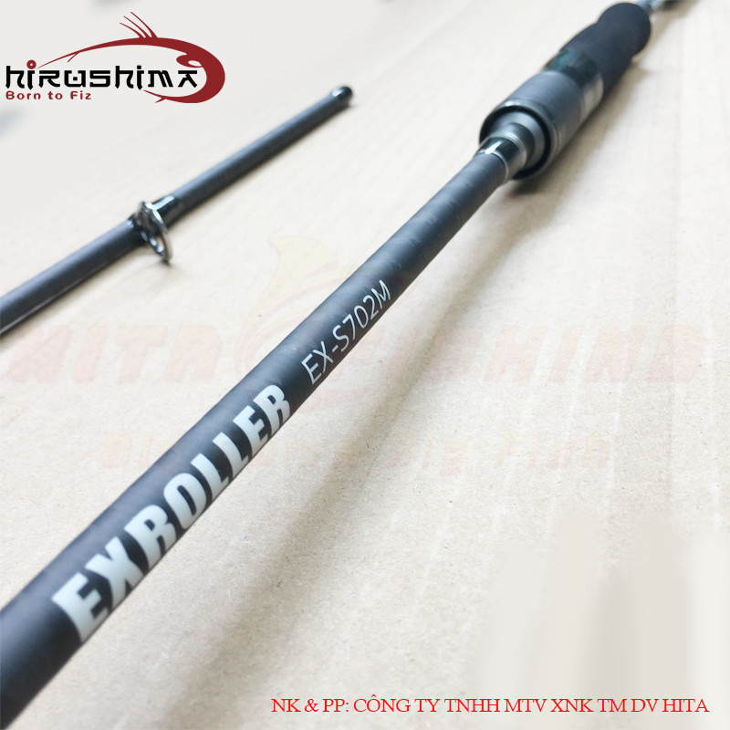 Cần câu Lure mồi máy đứng và máy ngang Hirushima Exroller Hita Lure