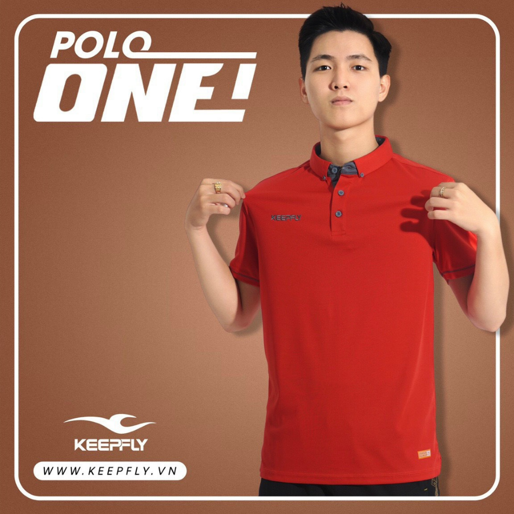 Áo Polo One Thể Thao KEEPFLY - Kiểu Dáng Thể Thao, Vải Thấm Hút Mồ Hôi
