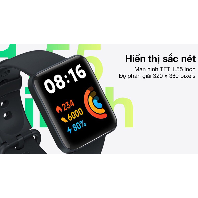Đồng hồ thông minh Xiaomi Redmi Watch 2 Lite 41.2mm chính hãng mới fullbox