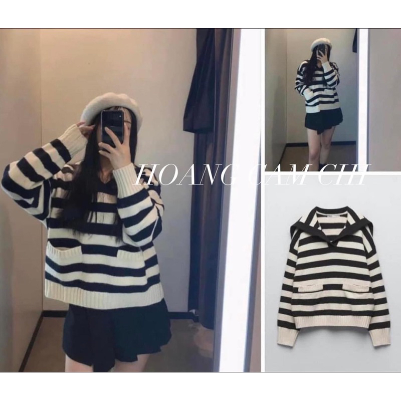 Áo Sọc Len Zara Size S