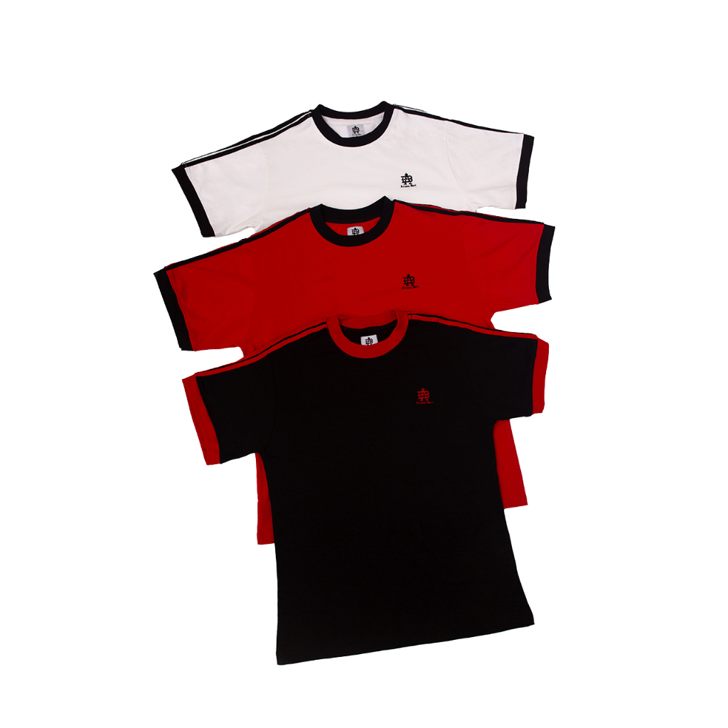 ShopXuHuong -  Áo thun trơn dài đủ màu, áo phông rộng nam nữ basic 100% chất cotton màu Đỏ