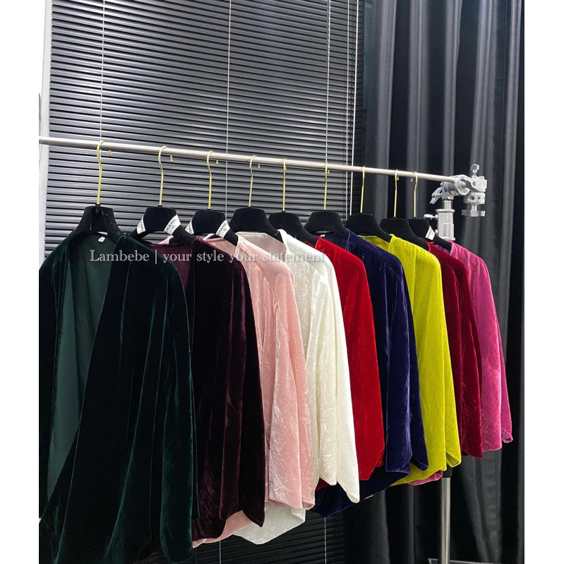 Áo choàng nhung the lụa hàng cao cấp chất xịn, nhẹ, bay