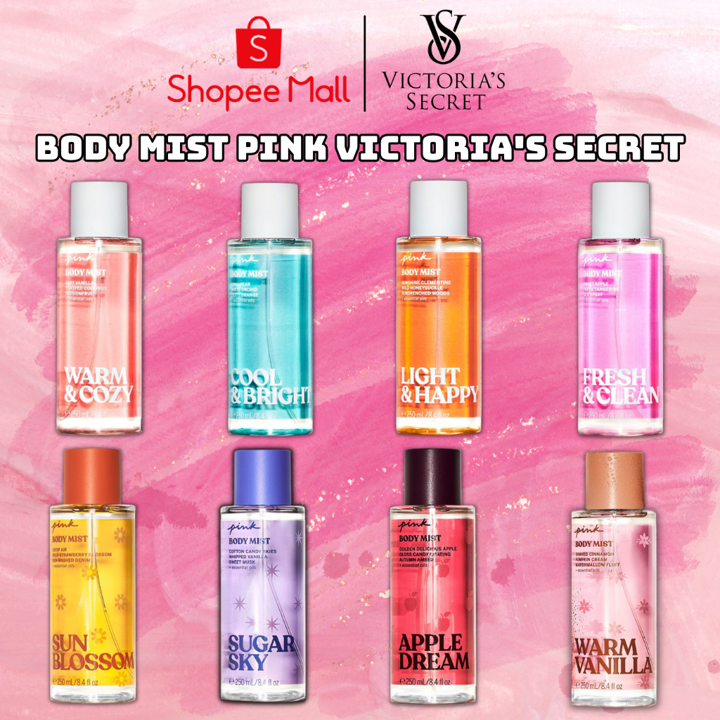 Body Mist Victoria Secret Chính Hãng Pink, Xịt Thơm Body Toàn Thân Victoria Secret Hương Nước Hoa 250ml