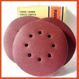 Giấy Nhám Tròn Có Lỗ 180mm ( Độ Mịn từ 40 đến 320)