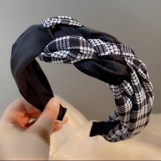 cài tóc .bờm tóc kẻ caro