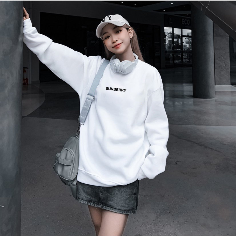 Áo SWEATER burberry mặt nạ quỷ univsex chất liệu nỉ bông cotton 100% cao cấp