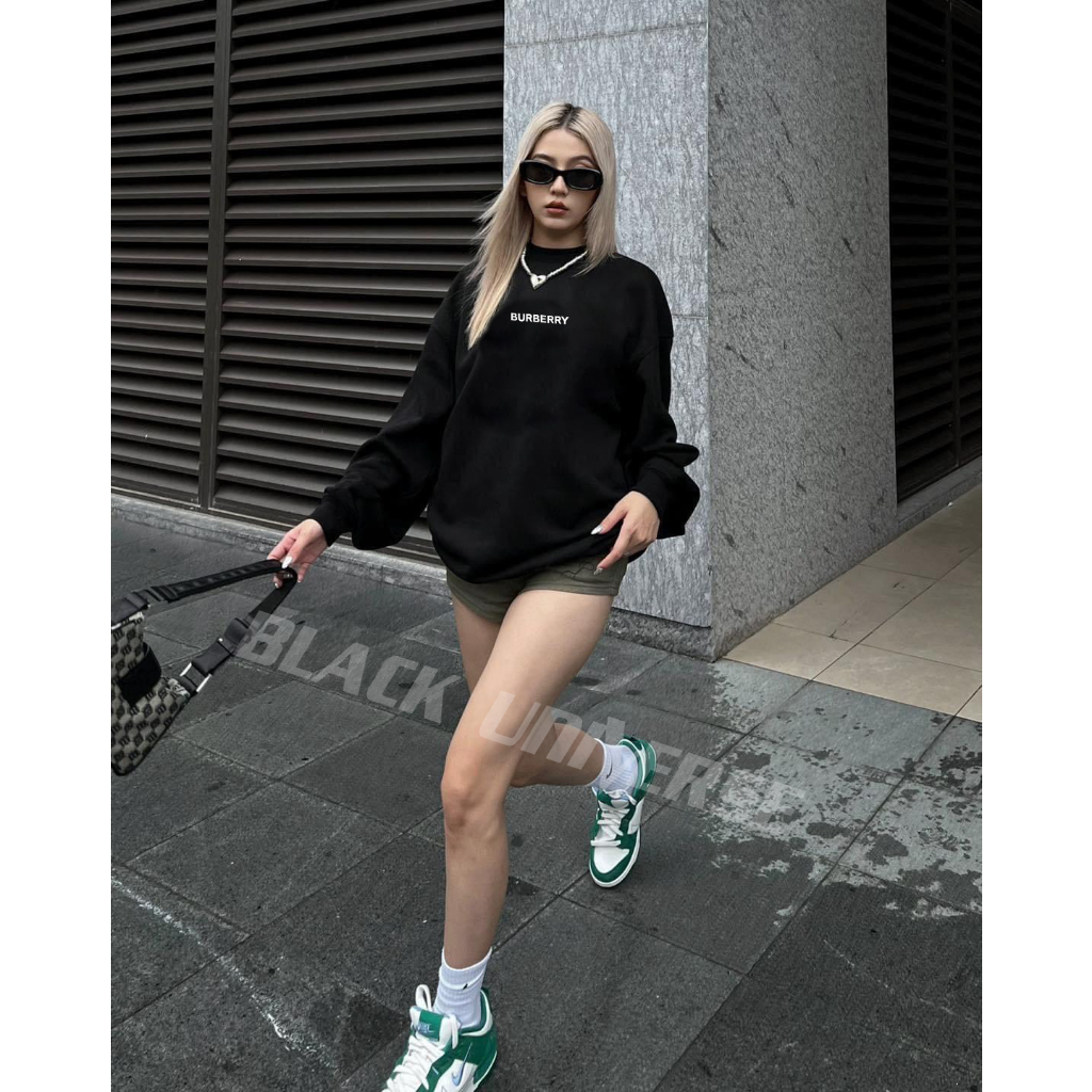 Áo SWEATER burberry mặt nạ quỷ univsex chất liệu nỉ bông cotton 100% cao cấp