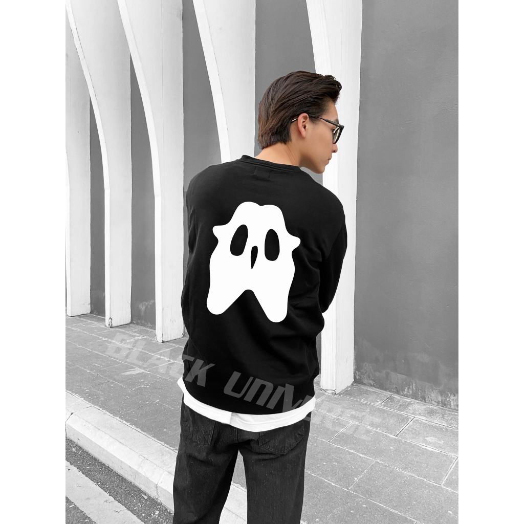 Áo SWEATER burberry mặt nạ quỷ univsex chất liệu nỉ bông cotton 100% cao cấp