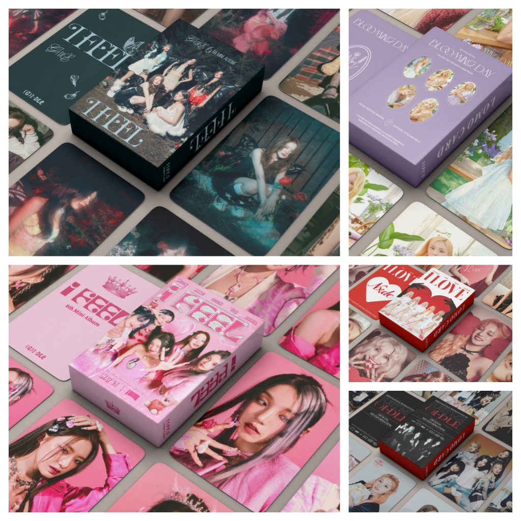 54 Lomo Card bo góc I-DLE I feel GIDLE cửa hàng kpop Gumihoo