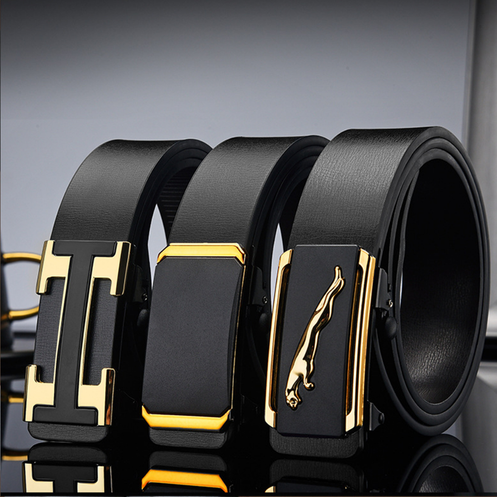 Thắt lưng nam, dây nịt nam khóa tự động dây da thiết kế nam tính đang thịnh hành TL39