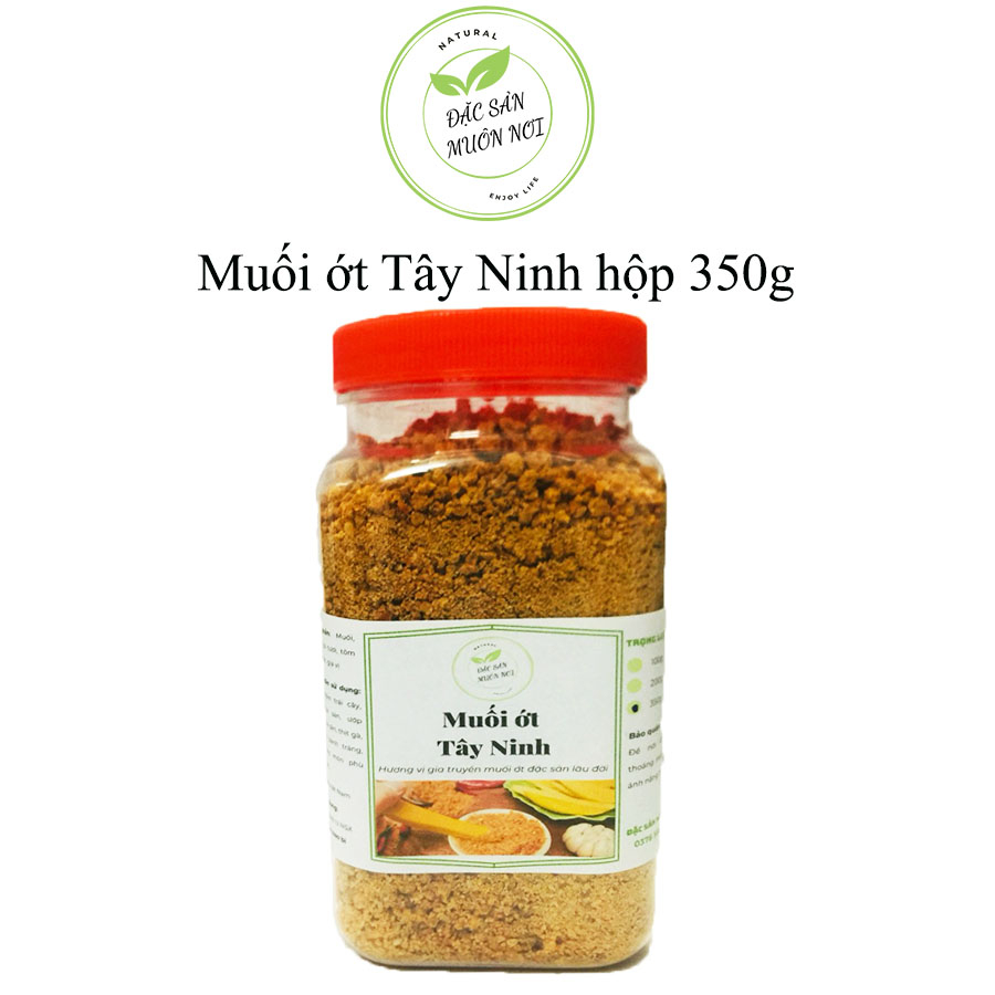 Muối ớt tôm Tây Ninh hộp 100g-350g chính hãng Đặc Sản Muôn Nơi mới nhất