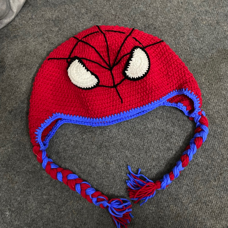 Mũ Spider Man len móc Y2K form rộng cực kì xinh/ mẫu y hình-sai mẫu hoàn tiền