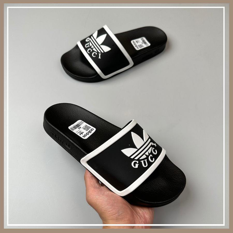 Dép nam quai ngang adidas cao cấp , dép lê nam quai ngang đẹp dáng thể thao chống nước full box - Manaroda Store