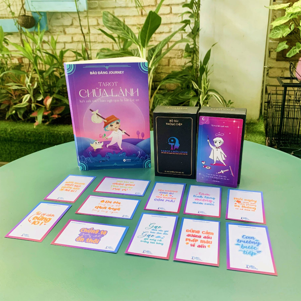 Combo Tarot Chữa Lành + Bộ Bài Tarot Tiếng Việt CHO NGƯỜI MỚI