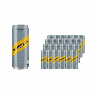 Soda Sleek Schweppes đen CoCa-CoLa 24lon x330ml