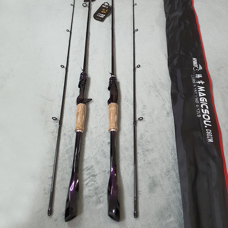 Cần Câu Chuyên Lure Magicsou Phiên Bản Carbon Cao Cấp 2023 chuyên đánh bạo lực, Cần câu giá rẻ, Cần câu máy đứng, ngang