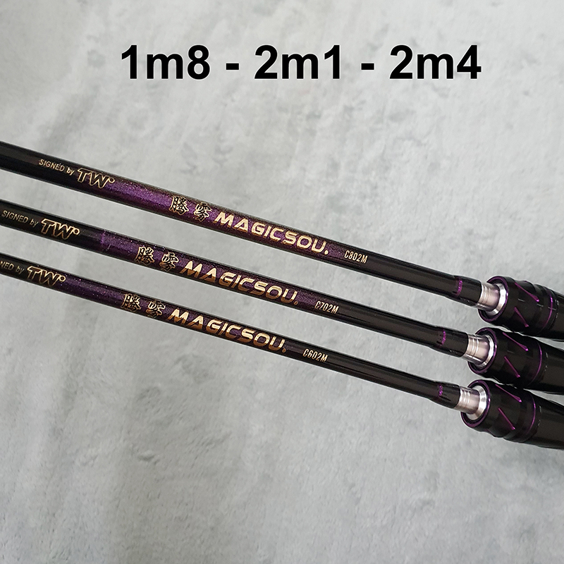 Cần Câu Chuyên Lure Magicsou Phiên Bản Carbon Cao Cấp 2023 chuyên đánh bạo lực, Cần câu giá rẻ, Cần câu máy đứng, ngang