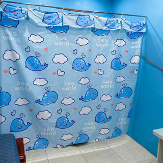 Rido màn cửa CAO 2M ngăn phòng chăn nắng có may sẵn móc treo tặng dây treo (chát để đặt kích thước theo yêu cầu)