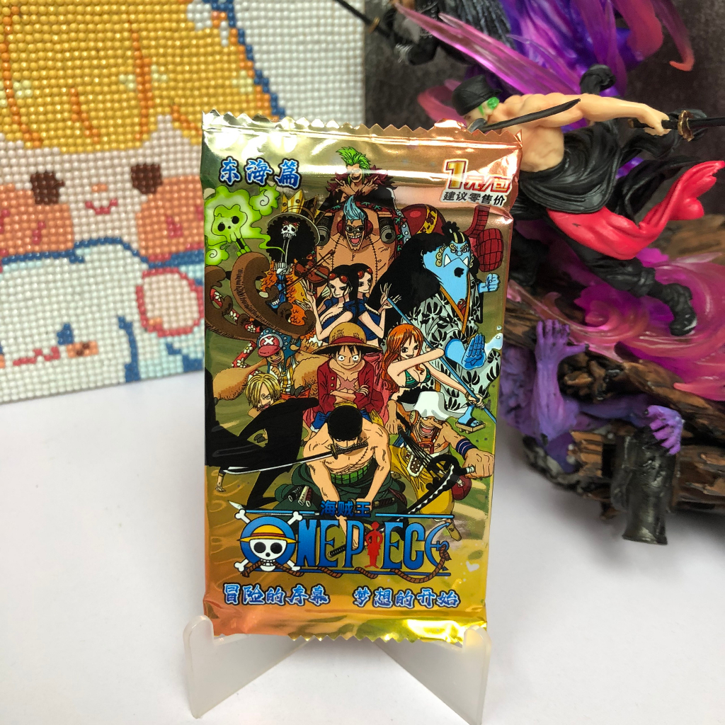 1 Pack Dragon Ball, Naruto, One Piece, Demon Slayer - Thẻ Nhân Ngẫu Nhiên Đẹp