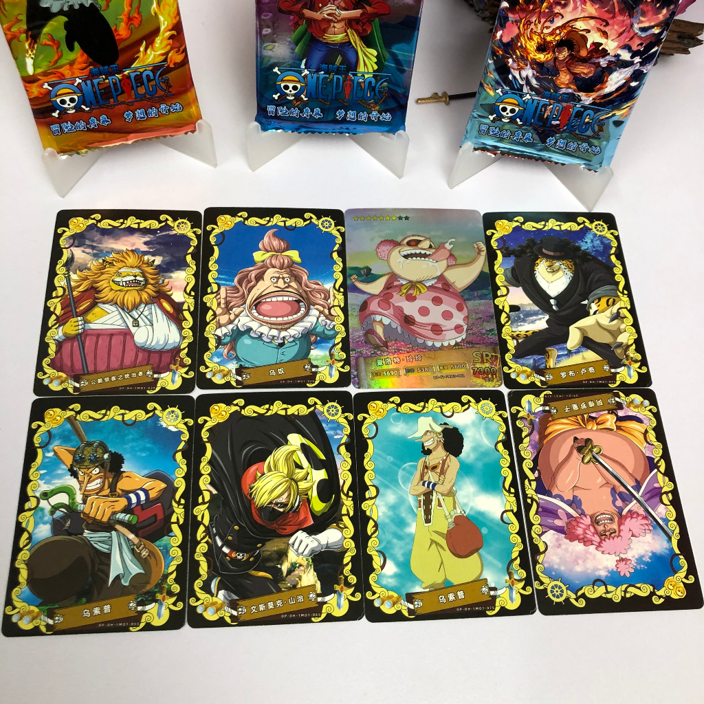 1 Pack Dragon Ball, Naruto, One Piece, Demon Slayer - Thẻ Nhân Ngẫu Nhiên Đẹp