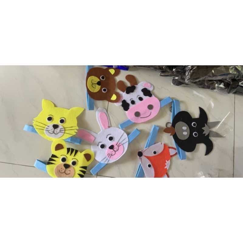 Mũ nhân vật handmade bài thơ câu truyện - đồ dùng mầm non