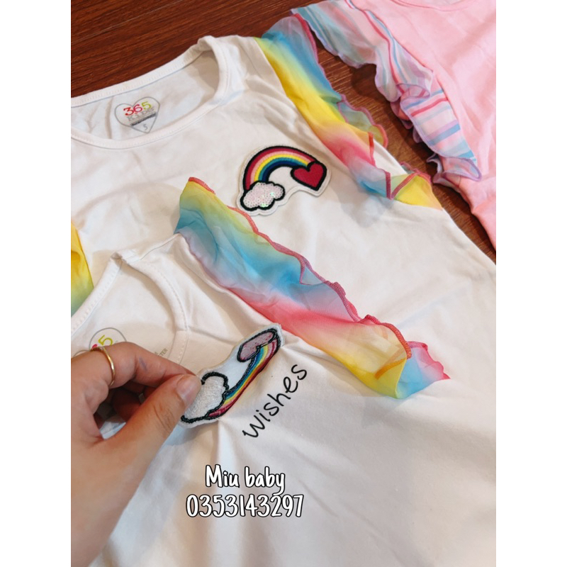 Áo sát nách tiên cá bé gái 2 màu xuat du