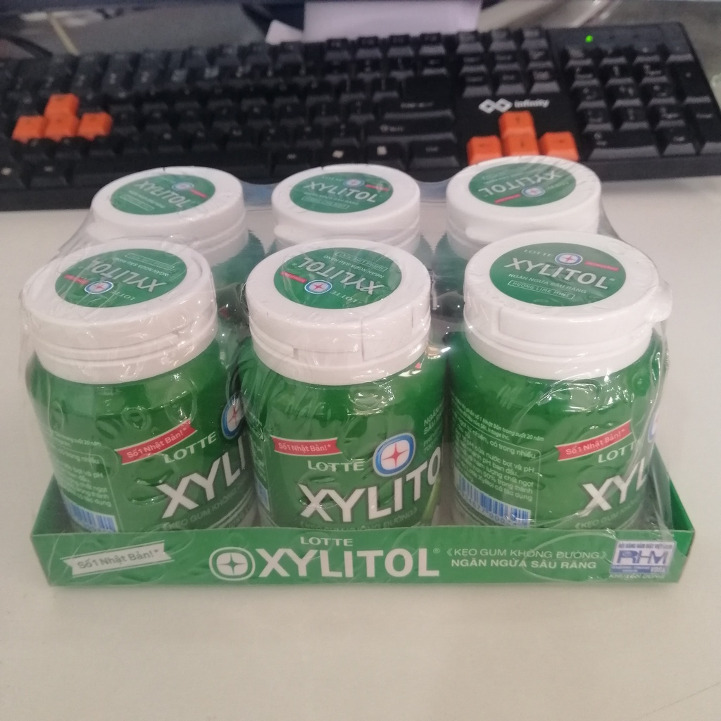 Date : 4/6/2024-Kẹo Sing-gum Không Đường Lotte Xylitol Hương Lime Mint