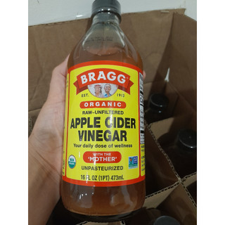 Giấm táo hữu cơ Bragg 473 ml - Hàng Nhập Mỹ