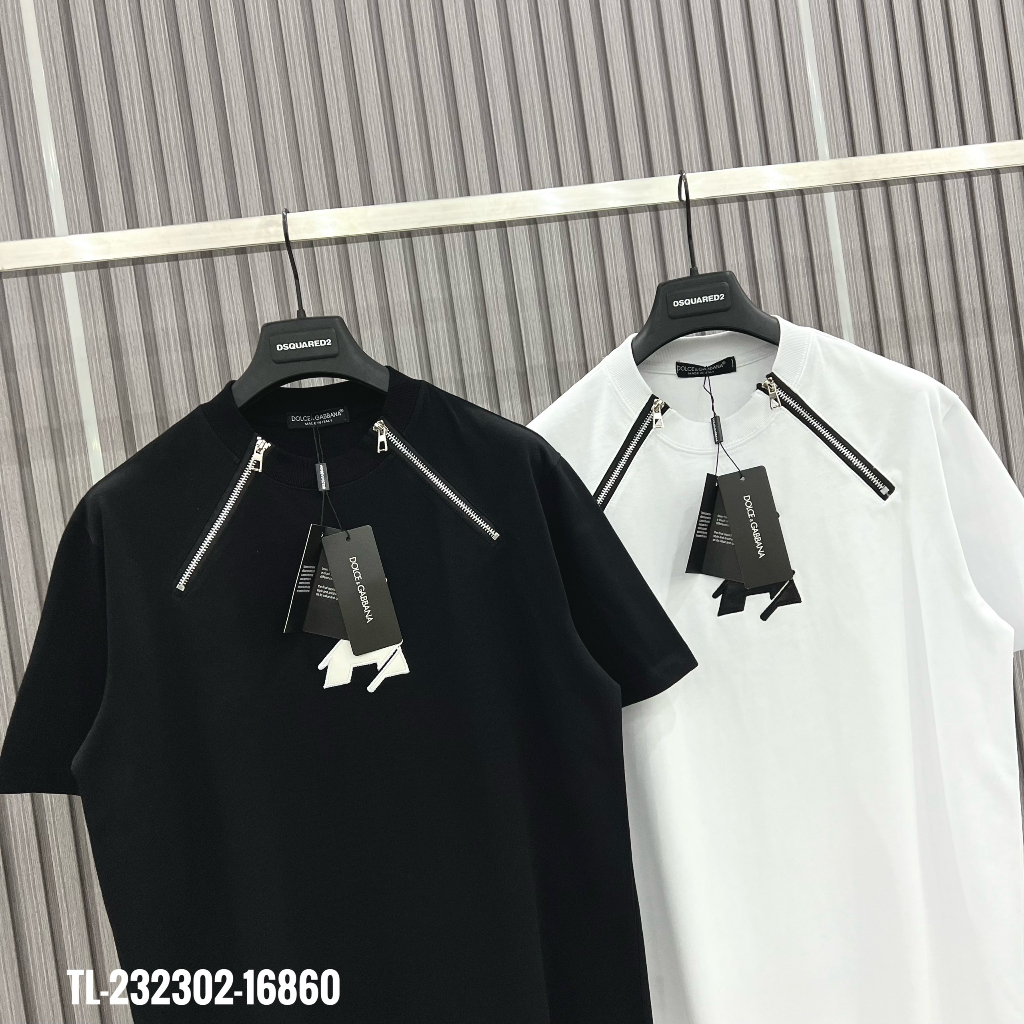 🔥Hot🔥Áo thun DG chữ phối 2 khóa thiết kế hot trend Nam nữ New 2023