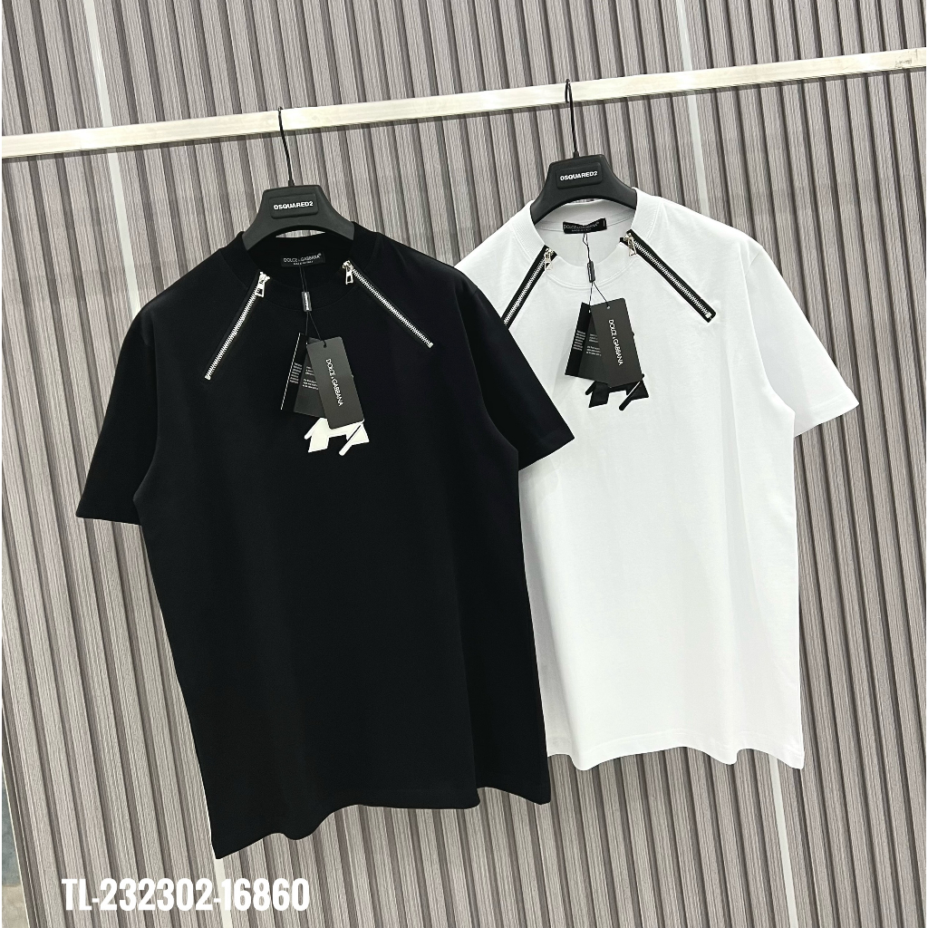 🔥Hot🔥Áo thun DG chữ phối 2 khóa thiết kế hot trend Nam nữ New 2023