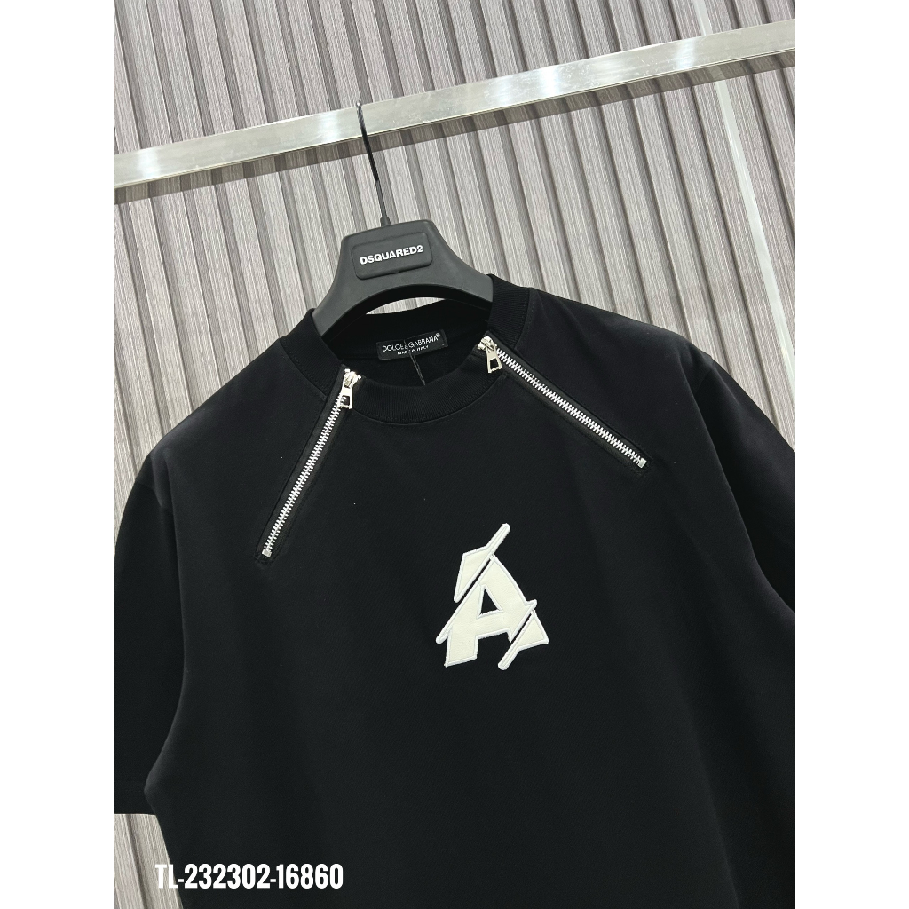 🔥Hot🔥Áo thun DG chữ phối 2 khóa thiết kế hot trend Nam nữ New 2023