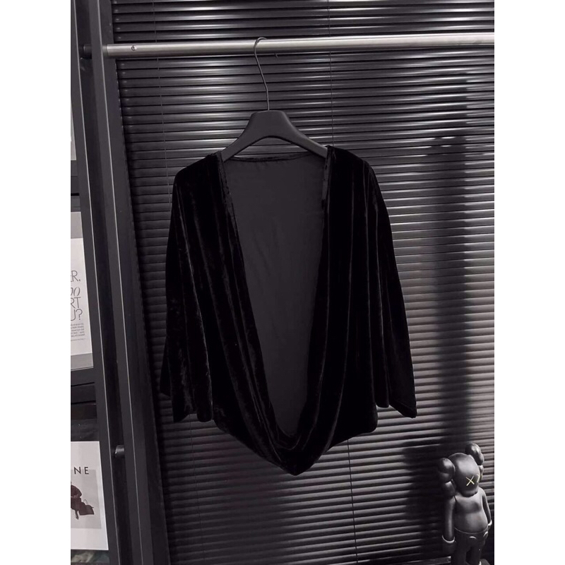 Áo choàng nhung tằm