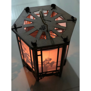 Lồng đèn kéo quân gỗ 24cm