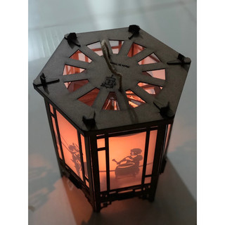 Lồng đèn kéo quân gỗ 24cm