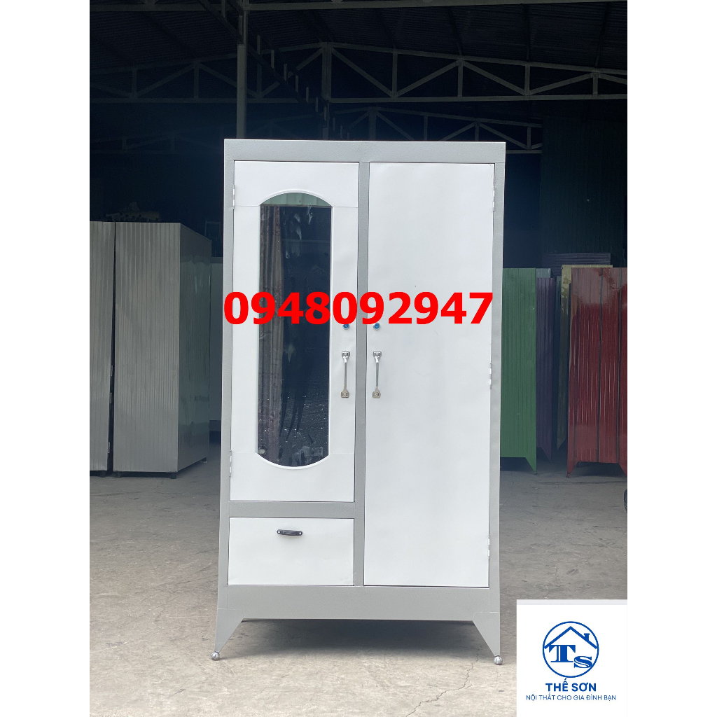 Tủ sắt 2 cánh 180 x 90 giao thần tốc free ship HCM
