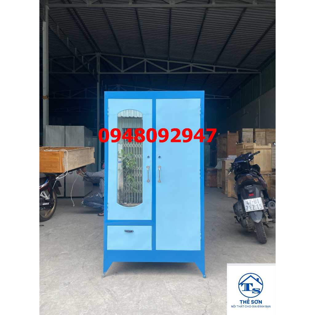 Tủ sắt 2 cánh 180 x 90 giao thần tốc free ship HCM