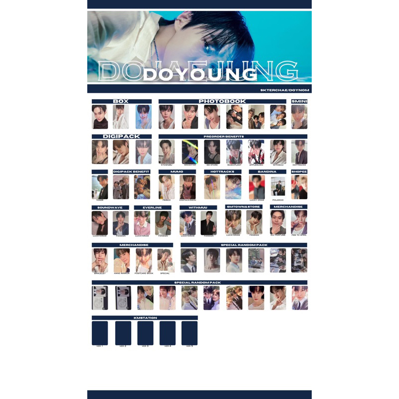 BỘ ẢNH PHOTOCARD CARD NCT DOJAEJUNG DOYOUNG JAEHYUN JUNGWOO