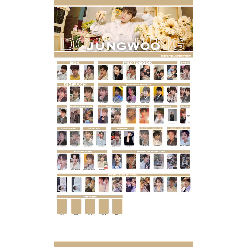 BỘ ẢNH PHOTOCARD CARD NCT DOJAEJUNG DOYOUNG JAEHYUN JUNGWOO