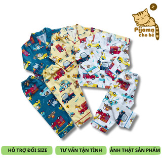 Pijama cho bé trai bé gái vải Thô chất liệu 100% cotton hút mồ hôi Nhiều mẫu ngộ nghĩnh cho bé 1-5 tuổi 10-20kg