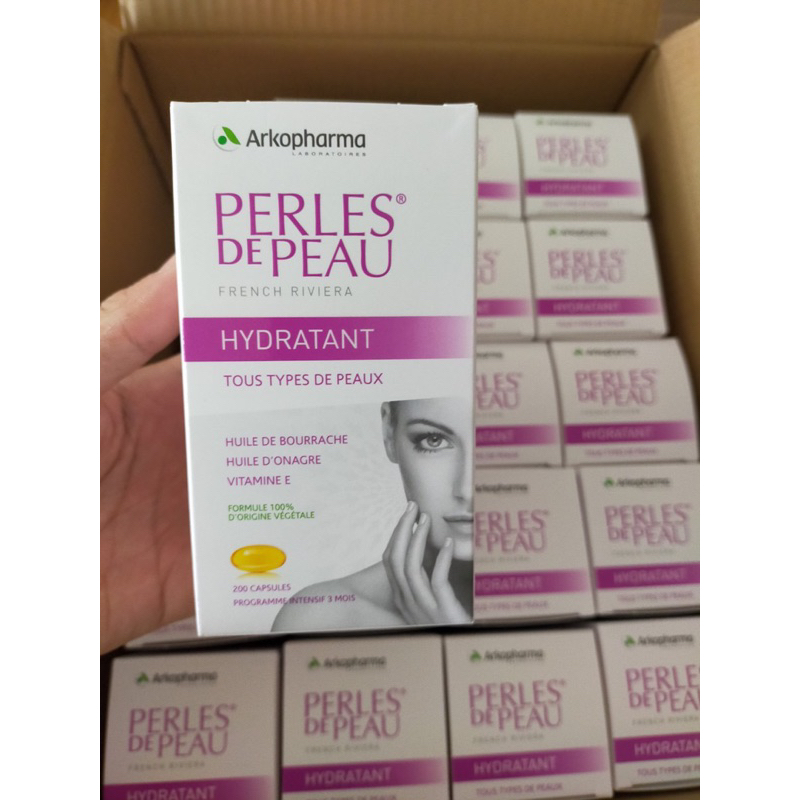 VIÊN UỐNG ĐẸP DA PERLES DE PEAU 200 VIÊN CỦA ARKOPHARMA