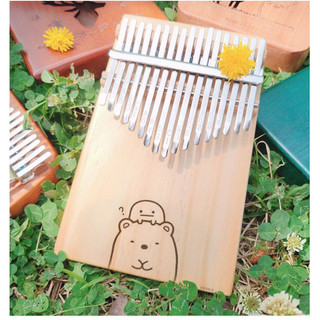 Đàn kalimba 17 phím gỗ nguyên khối Mahagony GECKO000022