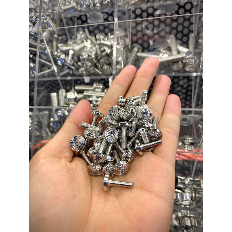 Ốc Salaya 6li1 6li15 6li2 gắn dàn áo các loại xe máy