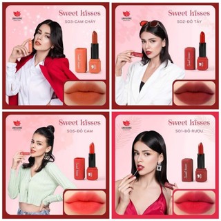 Son kẹo Linh Hương Son thỏi lì, mỏng mềm mịn lâu trôi,không chì